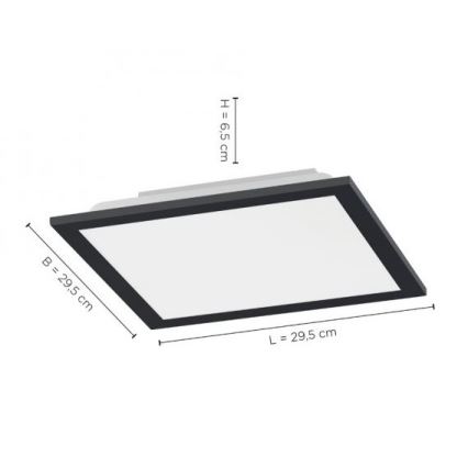 Leuchten Direkt 14754-18- LED Stmívatelné stropní svítidlo FLAT LED/20W/230V 2700K-5000K + dálkové ovládání