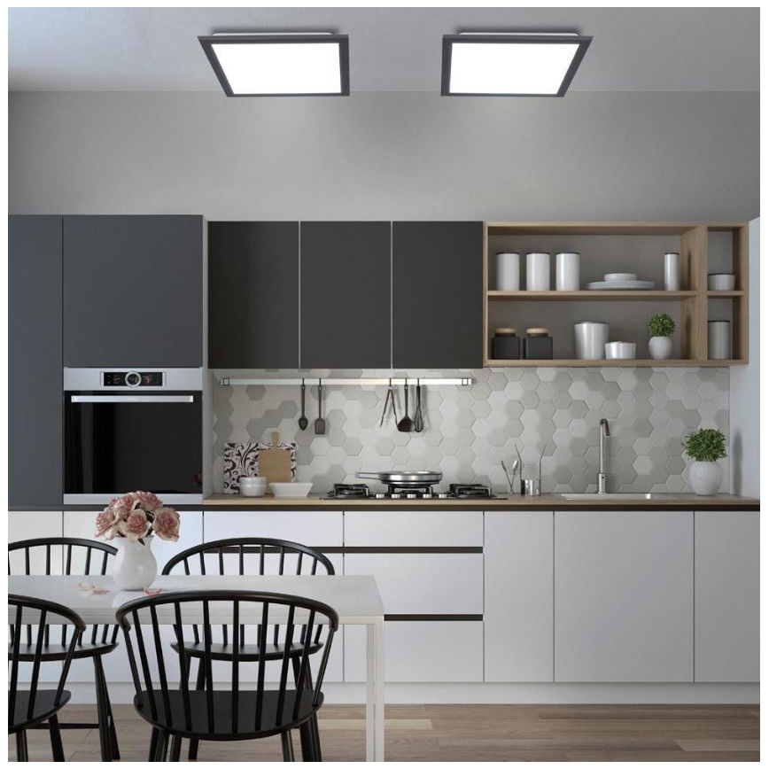 Leuchten Direkt 14755-18 - LED Stmívatelné stropní svítidlo FLAT LED/28W/230V 2700-5000 + dálkové ovládání