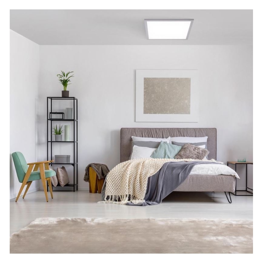Leuchten Direkt 14755-21- LED Stmívatelné stropní svítidlo FLAT LED/28W/230V 2700-5000K + dálkové ovládání