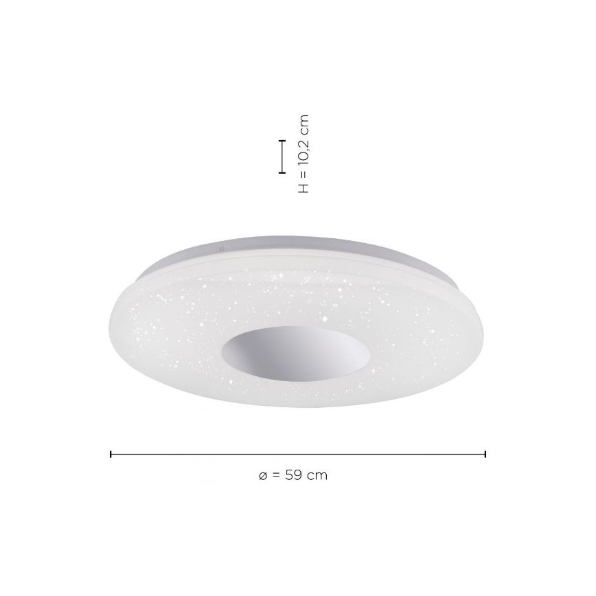 Leuchten Direkt 14822-17 - LED Koupelnové stropní svítidlo se senzorem LAVINIA LED/40W/230V IP44