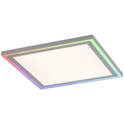 Leuchten Direkt 14900-16 - LED RGB Stmívatelné stropní svítidlo EDGING LED/24W/230V + dálkové ovládání