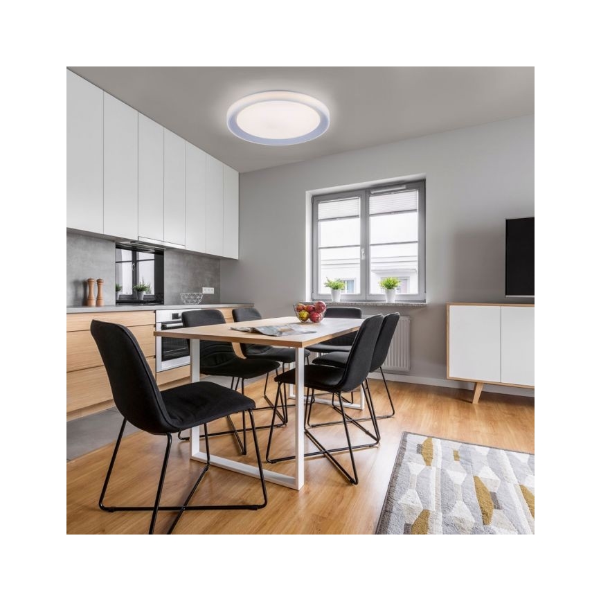 Leuchten Direkt 15110-21 - LED RGB Stmívatelné stropní svítidlo LENI LOLASMART LED/40W/230V + dálkové ovládání