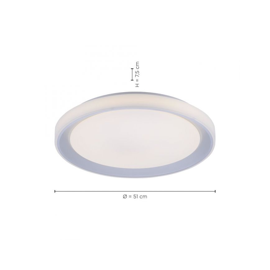 Leuchten Direkt 15110-21 - LED RGB Stmívatelné stropní svítidlo LENI LOLASMART LED/40W/230V + dálkové ovládání