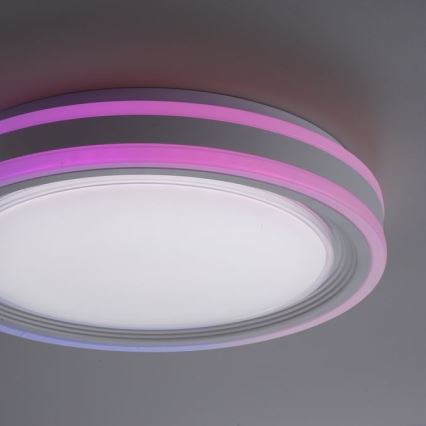 Leuchten Direkt 15152-16 - LED RGBW Stmívatelné stropní svítidlo SPHERIC LED/18W/230V + dálkové ovládání