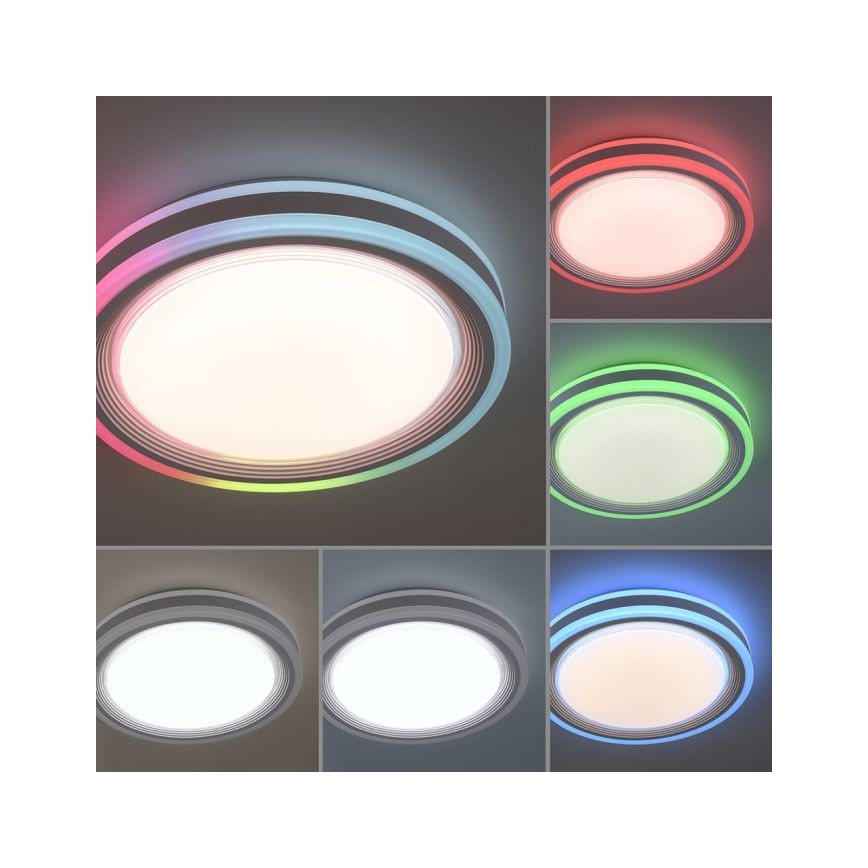 Leuchten Direkt 15152-16 - LED RGBW Stmívatelné stropní svítidlo SPHERIC LED/18W/230V + dálkové ovládání