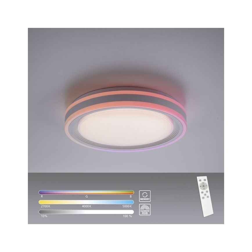 Leuchten Direkt 15152-16 - LED RGBW Stmívatelné stropní svítidlo SPHERIC LED/18W/230V + dálkové ovládání