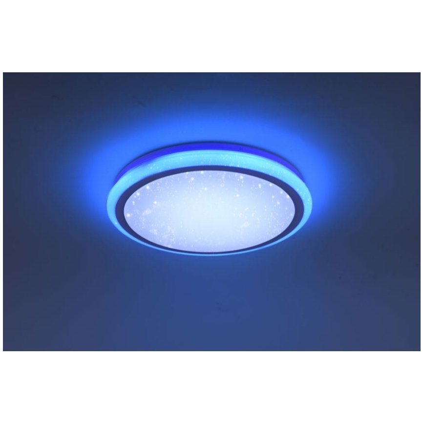 Leuchten Direkt 15220-16 - LED RGB Stmívatelné stropní svítidlo LUISA LED/28W/230V + dálkové ovládání