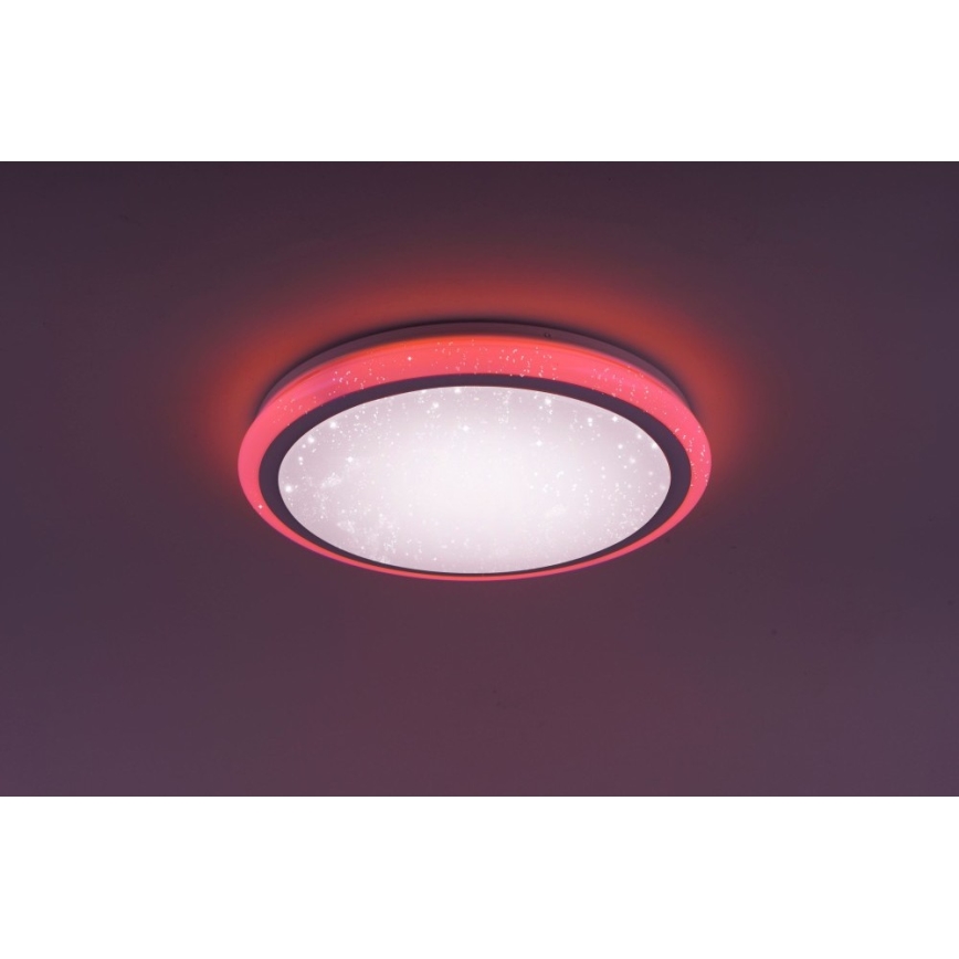 Leuchten Direkt 15220-16 - LED RGB Stmívatelné stropní svítidlo LUISA LED/28W/230V + dálkové ovládání