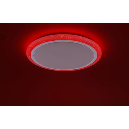 Leuchten Direkt 15230-16 - LED RGB Stmívatelné stropní svítidlo LUISA LED/42W/230V 3000-6400K + dálkové ovládání