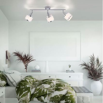 Leuchten Direkt 15373-17 - Bodové svítidlo ACCOR 3xE14/25W/230V