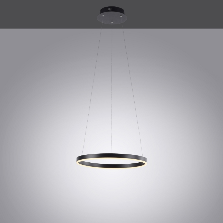 Leuchten Direkt 15393-13 - LED Stmívatelný lustr na lanku RITUS LED/23,5W/230V černá