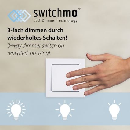Leuchten Direkt 15393-60 - LED Stmívatelný lustr na lanku RITUS LED/20W/230V