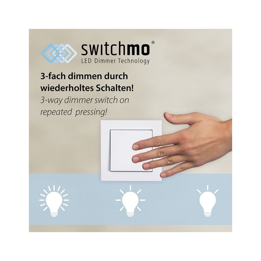 Leuchten Direkt 15393-60 - LED Stmívatelný lustr na lanku RITUS LED/20W/230V