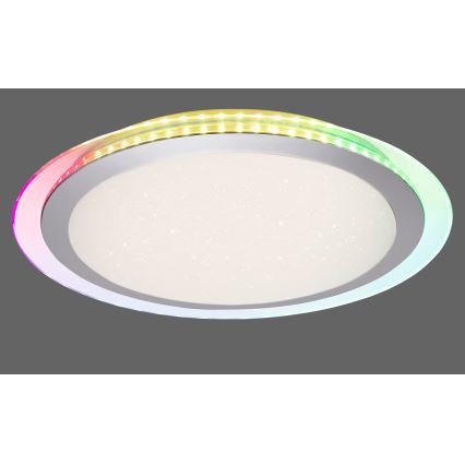 Leuchten Direkt 15411-21- LED RGB Stmívatelné stropní svítidlo CYBA LED/26W/230V + dálkové ovládání