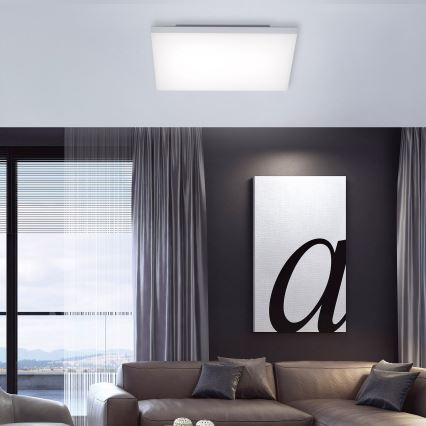 Leuchten Direkt 15551-16 - LED Stmívatelné stropní svítidlo CANVAS LED/24W/230V + dálkové ovládání