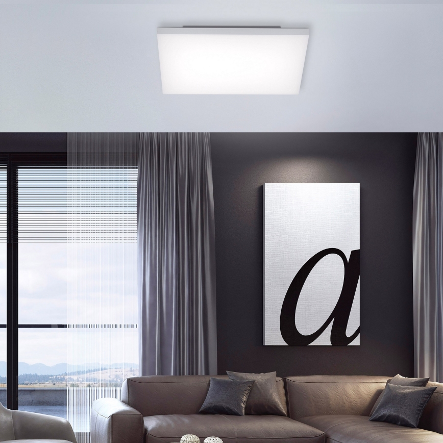 Leuchten Direkt 15551-16 - LED Stmívatelné stropní svítidlo CANVAS LED/24W/230V + dálkové ovládání