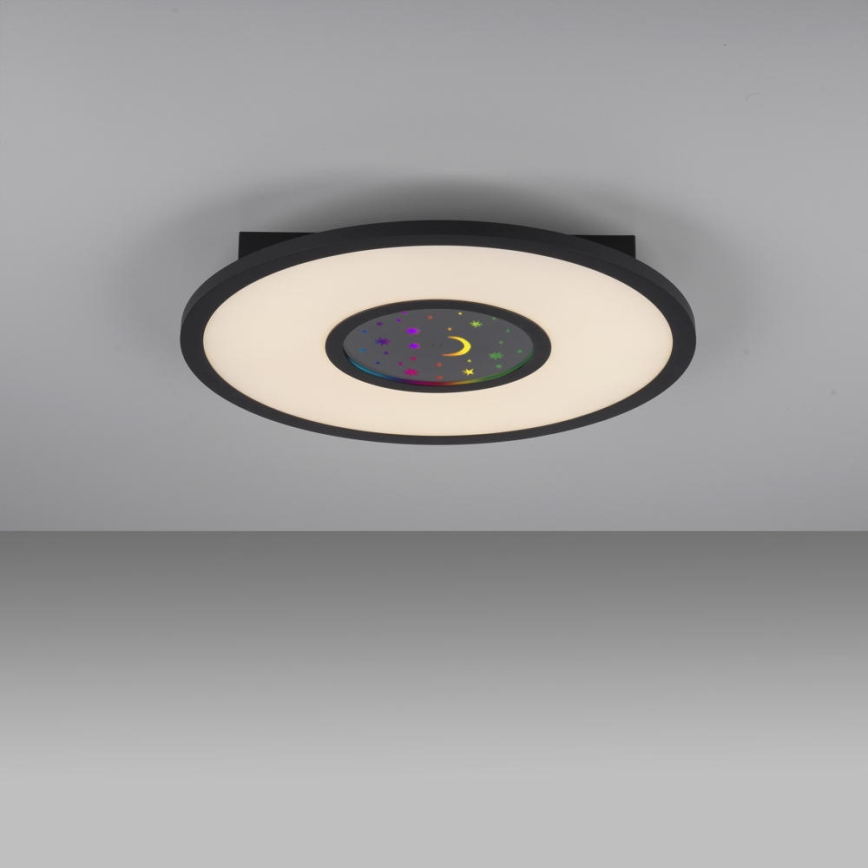 Leuchten Direkt 15572-18 - LED RGBW Stmívatelné stropní svítidlo ASTRO LED/17,5W/230V 2700-5000K + dálkové ovládání