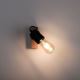 Leuchten Direkt 15631-18 - Nástěnné bodové svítidlo CANOP 1xE27/60W/230V akácie