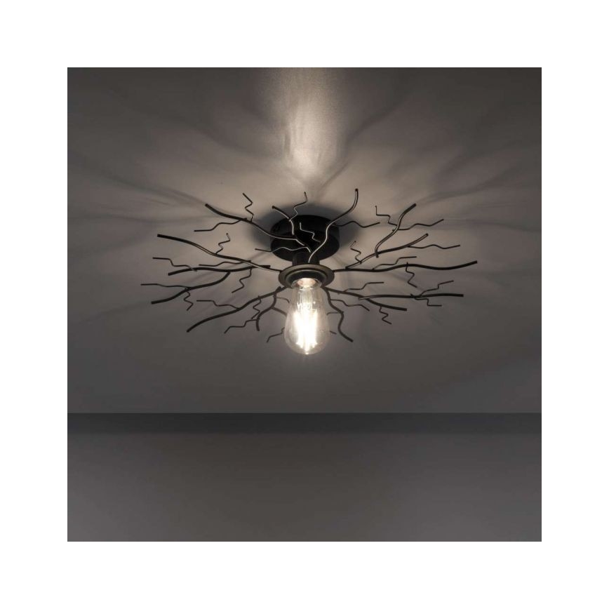 Leuchten Direkt 15638-18 - Přisazený lustr LIMB 1xE27/40W/230V černá