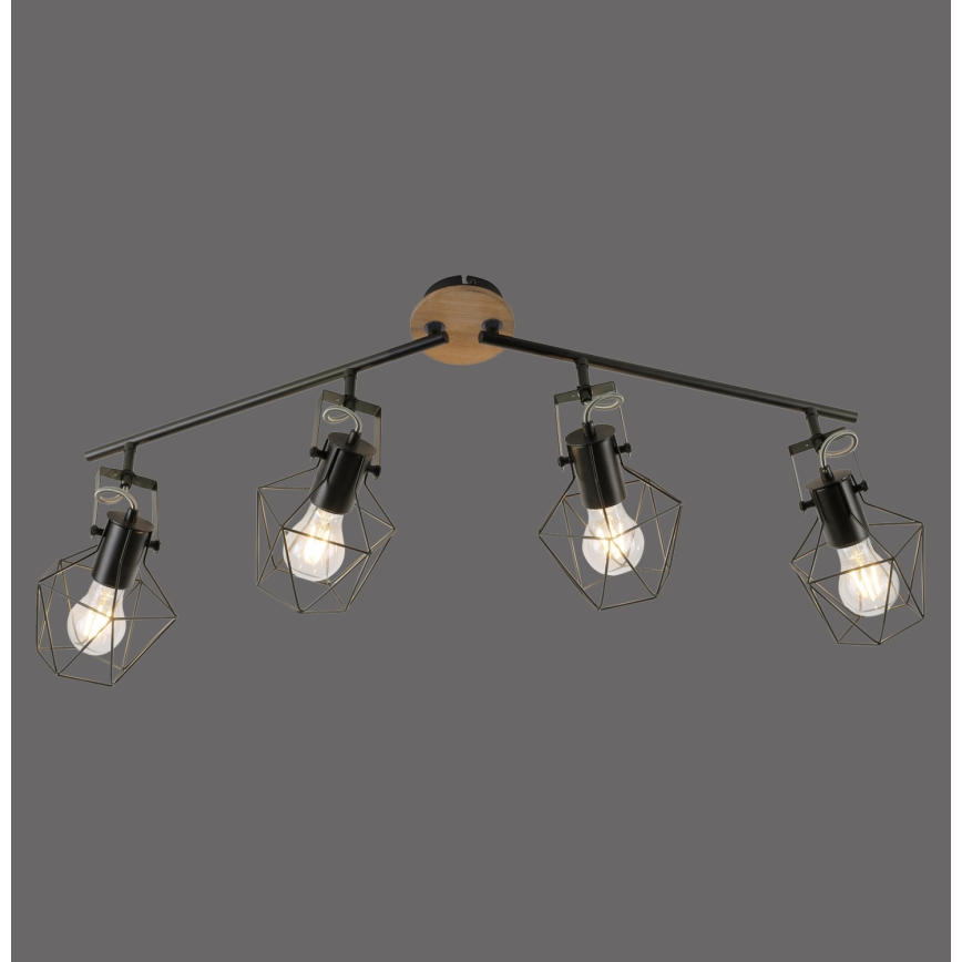 Leuchten Direkt 15674-78 - Bodové svítidlo JARO 4xE27/60W/230V
