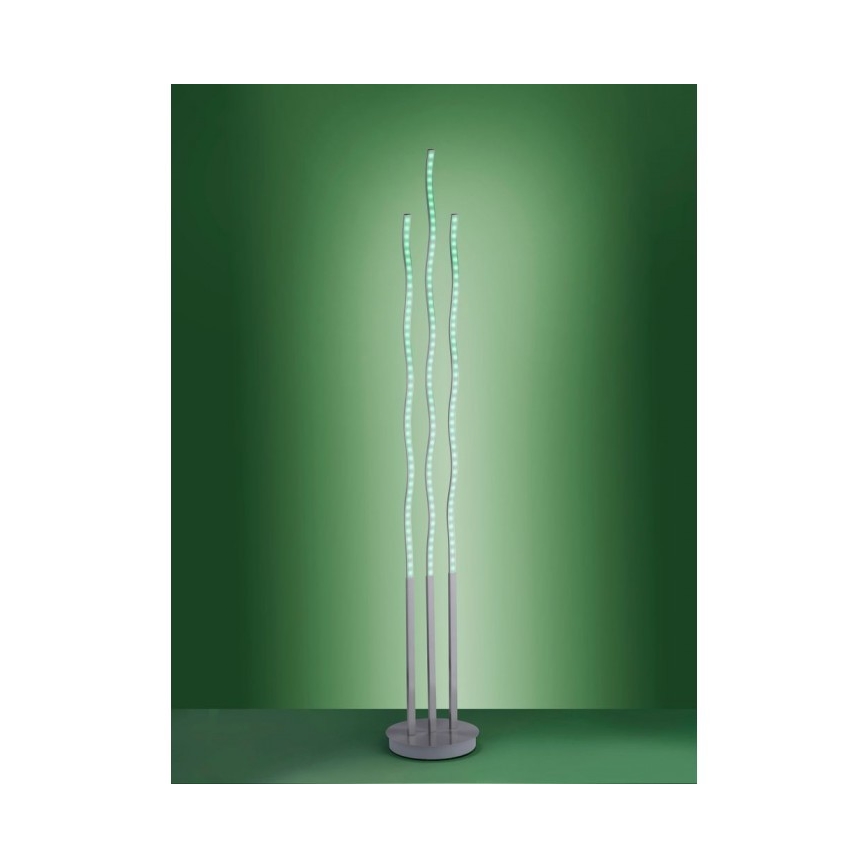 Leuchten Direkt 16268-55 - LED RGB Stmívatelná stojací lampa WAVE LED/31W/230V + dálkové ovládání