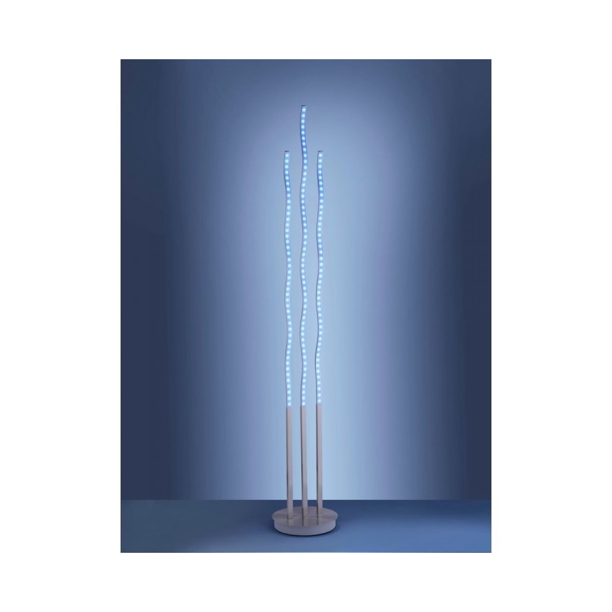 Leuchten Direkt 16268-55 - LED RGB Stmívatelná stojací lampa WAVE LED/31W/230V + dálkové ovládání
