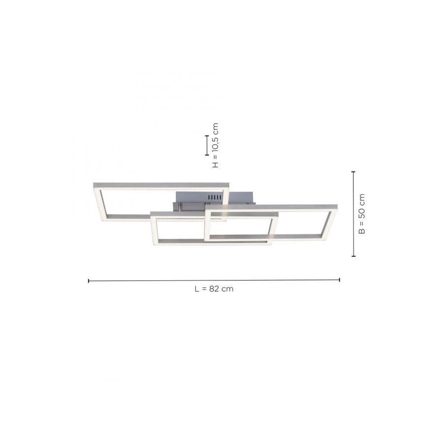 Leuchten Direkt 16431-55 - LED RGB Stmívatelný přisazený lustr MAXI LED/27W/230V + dálkové ovládání