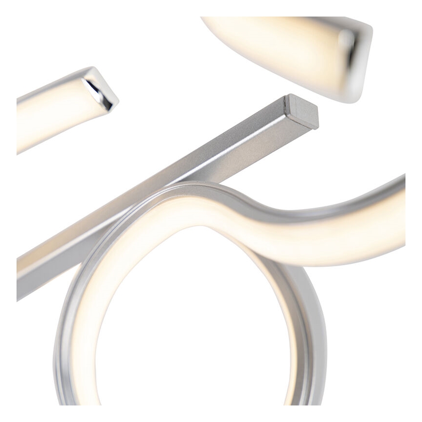 Leuchten Direkt 19032-21 - LED Stmívatelný přisazený lustr CURLS LED/25,8W/230V