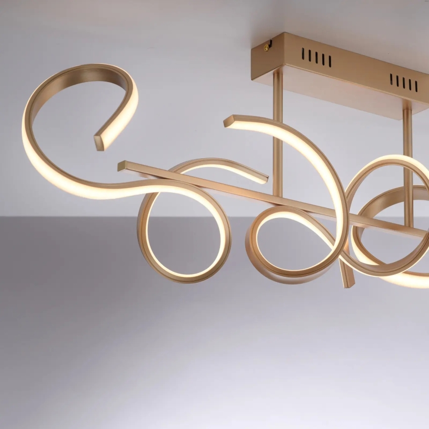 Leuchten Direkt 19032-60 - LED Stmívatelný přisazený lustr CURLS LED/25,8W/230V