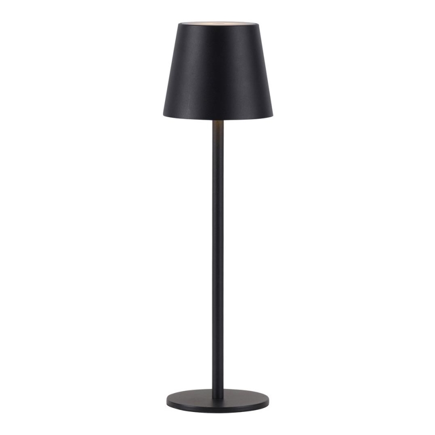Leuchten Direkt 19250-18 - LED Venkovní stmívatelná nabíjecí stolní lampa EURIA LED/3W/5V 2600 mAh IP54 černá