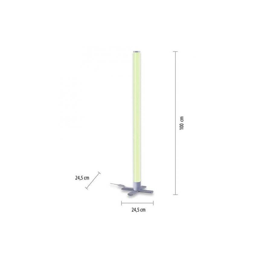 Leuchten Direkt 19902-21 - LED RGB Stmívatelná lampa RINGO LED/10W/230V + dálkové ovládání