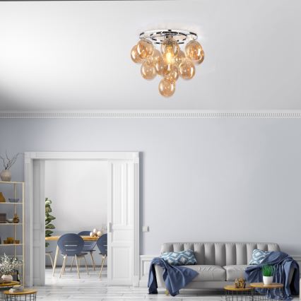 Leuchten Direkt 50210-97 - Stropní svítidlo DRIP 1xE27/40W/230V
