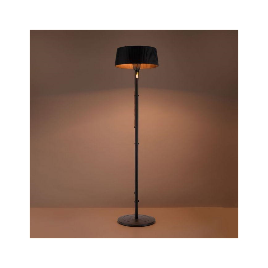 Leuchten Direkt 99507-18 - Venkovní topné těleso GLOW 1500W/230V 1,95 m IP44 černá