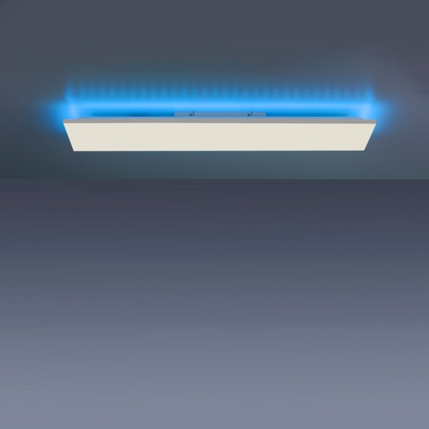 Leuchten Direkt - LED RGB Stmívatelné stropní svítidlo GUSTAV LED/27,3W/230V + LED/1,4W 2700-5000K + dálkové ovládání