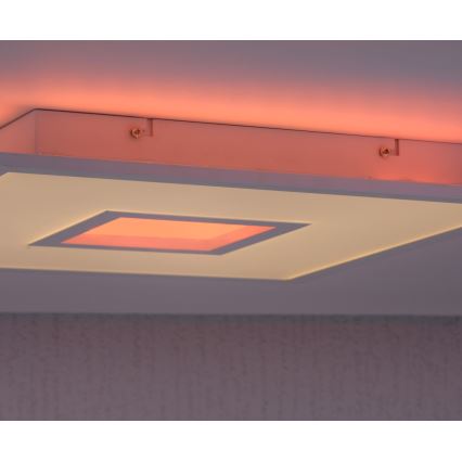 Leuchten Direkt 11645-16 - LED RGB Stmívatelné stropní svítidlo RECESS LED/22,5W/230V + LED/5W + dálkové ovládání
