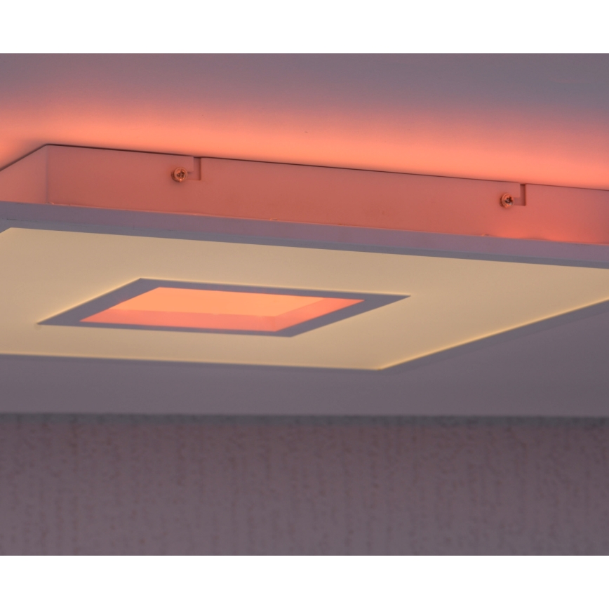 Leuchten Direkt 11645-16 - LED RGB Stmívatelné stropní svítidlo RECESS LED/22,5W/230V + LED/5W + dálkové ovládání