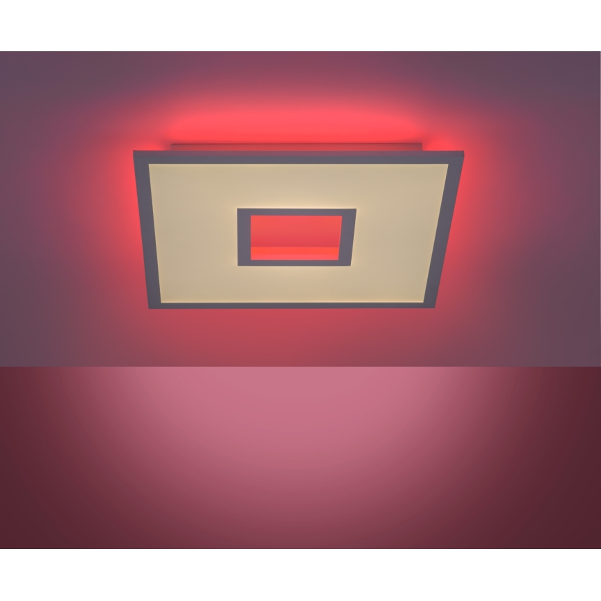 Leuchten Direkt 11645-16 - LED RGB Stmívatelné stropní svítidlo RECESS LED/22,5W/230V + LED/5W + dálkové ovládání