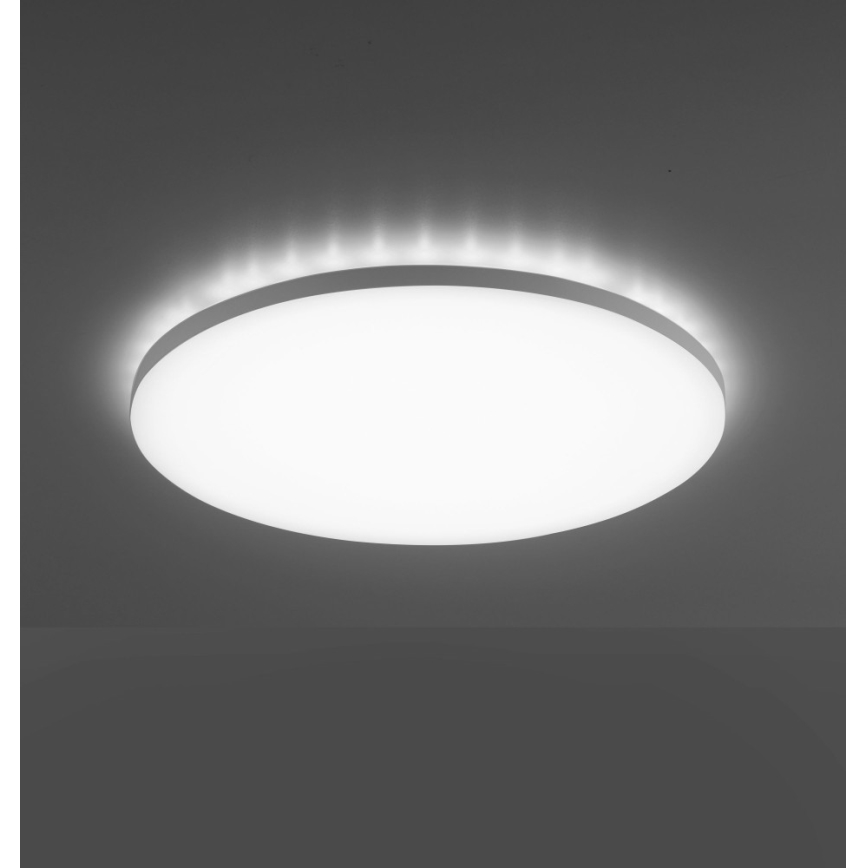 Leuchten Direkt 15602-16 - LED RGBW Stmívatelné stropní svítidlo GUSTAV LED/20,3W/230V + LED/1,8W 2700-5000K + dálkové ovládání