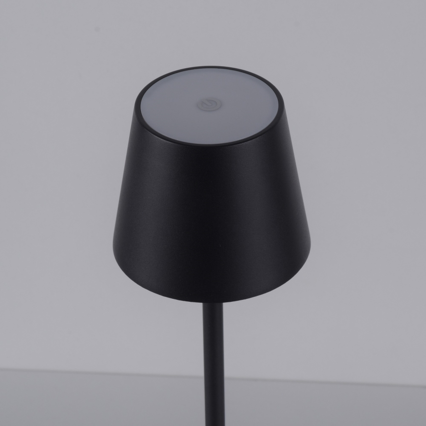 Leuchten Direkt 19250-18 - LED Venkovní stmívatelná nabíjecí stolní lampa EURIA LED/3W/5V 2600 mAh IP54 černá