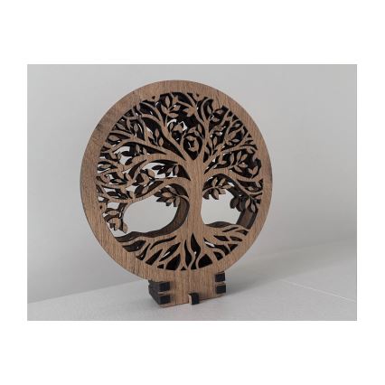 Li-Go 23648/DUB2 - LED Stmívatelná stolní dekorace LED/12W/230V 30x31 cm dub