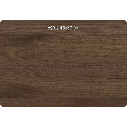 Li-Go 23654 - LED Stmívatelná stolní dekorace LED/12W/230V 20x22 cm ořech/Mechové zátiší