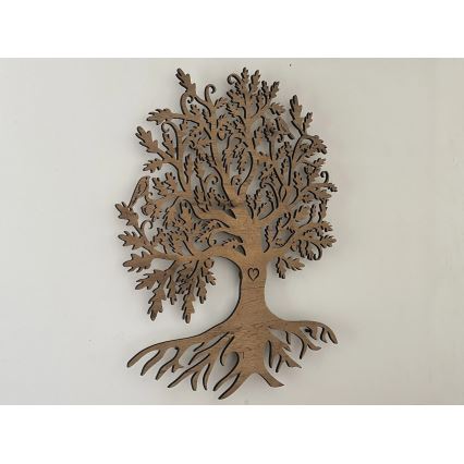 Li-Go 5739/DUB2 - LED Stmívatelná nástěnná dekorace LED/10W/230V 68x80 cm dub