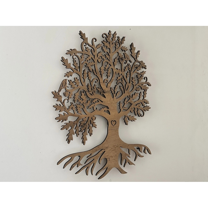 Li-Go 5742/DUB2 - LED Stmívatelná nástěnná dekorace LED/10W/230V 90x110 cm dub