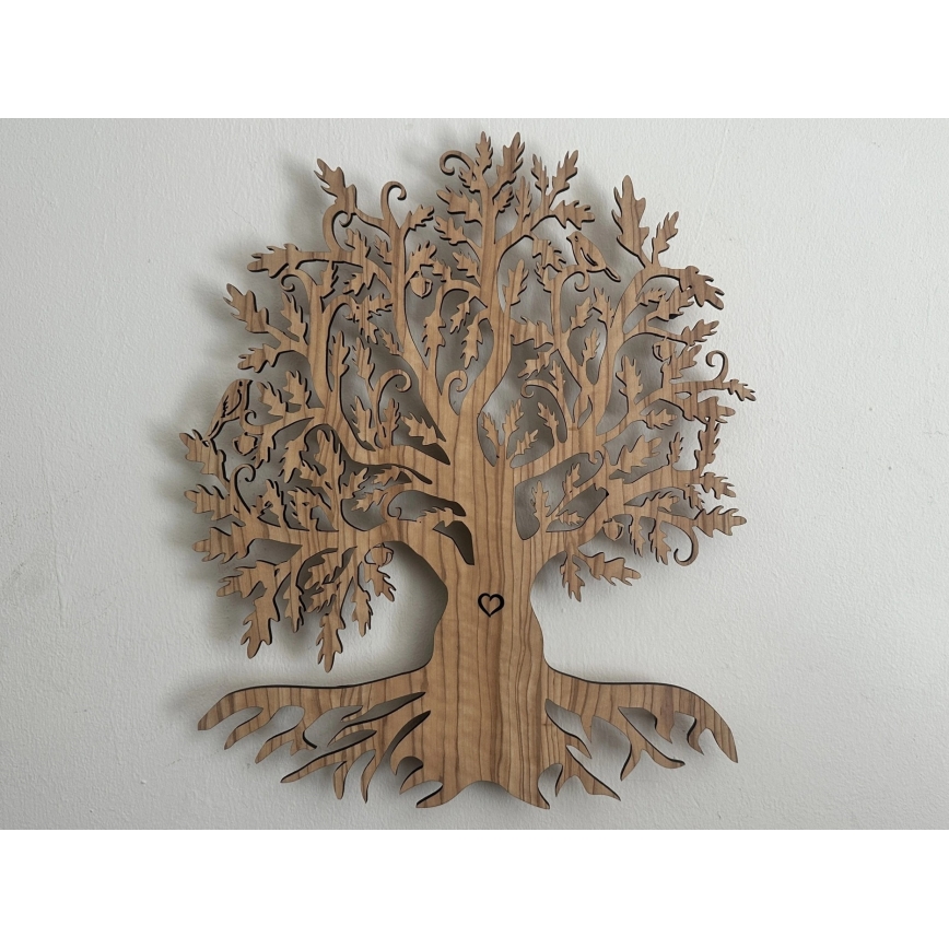 Li-Go 5747/DUB2 - LED Stmívatelná nástěnná dekorace LED/10W/230V 45x55 cm dub