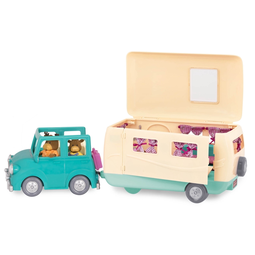 Li'l Woodzeez - Hrací set HAPPY CAMPER kempování