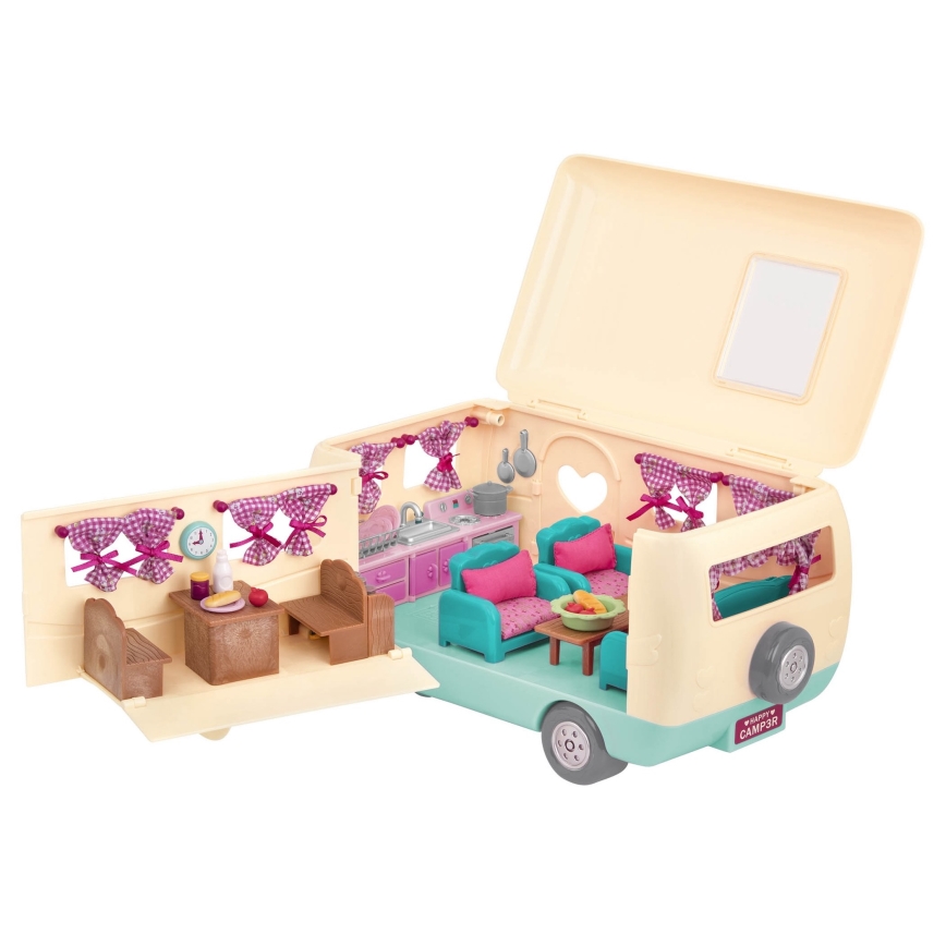 Li'l Woodzeez - Hrací set HAPPY CAMPER kempování