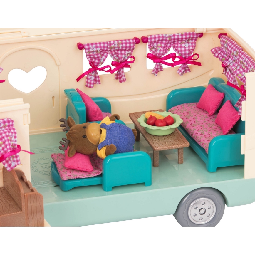 Li'l Woodzeez - Hrací set HAPPY CAMPER kempování