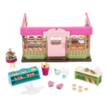Li'l Woodzeez - Hrací set obchod s pečivem