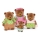 Li'l Woodzeez - Set postaviček HEALTHNUGGLE rodina medvědů