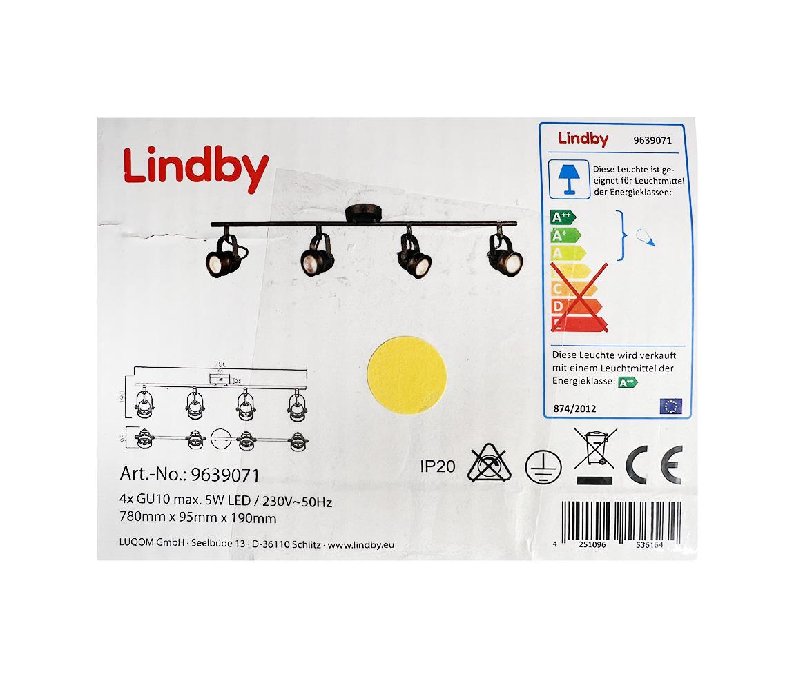 Lindby Lindby - Bodové svítidlo LEONOR 4xGU10/5W/230V 